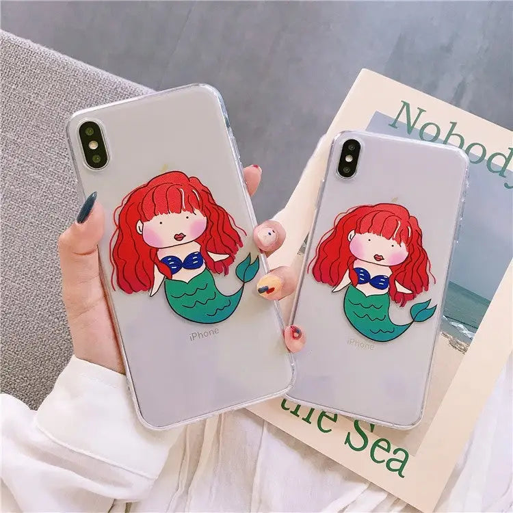 Cute Mermaid Printing iPhone Case BP044 - iphone case