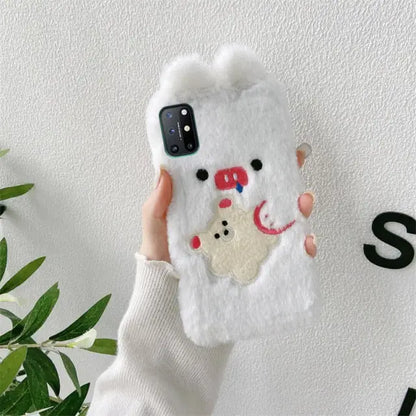 Cute Plush Cartoon Oneplus Phone Case BC123 - Oneplus 8T / 