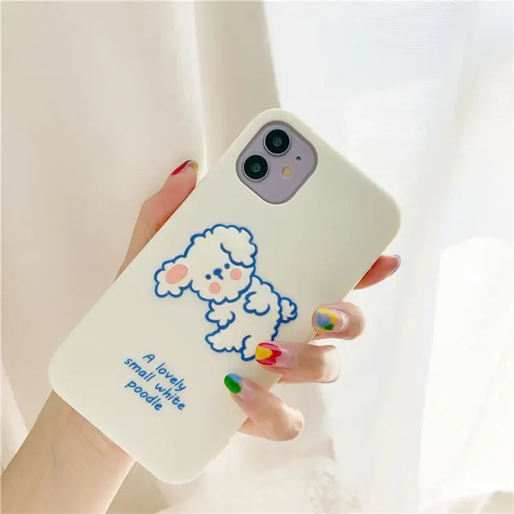 Cute Poodle iPhone Case BP071 - iphone case