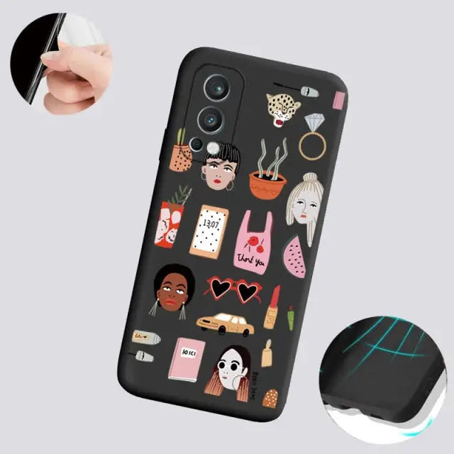 Cute Printed Phone Case For OnePlus BC105 - OnePlus Nord 