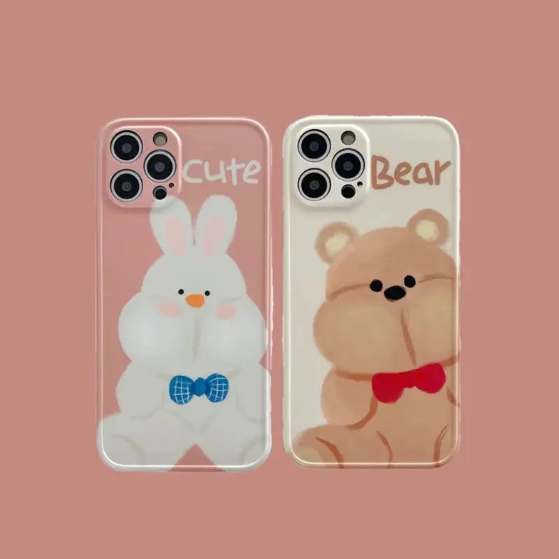 Cute Rabbit/Bear iPHone Case BP342 - iphone case
