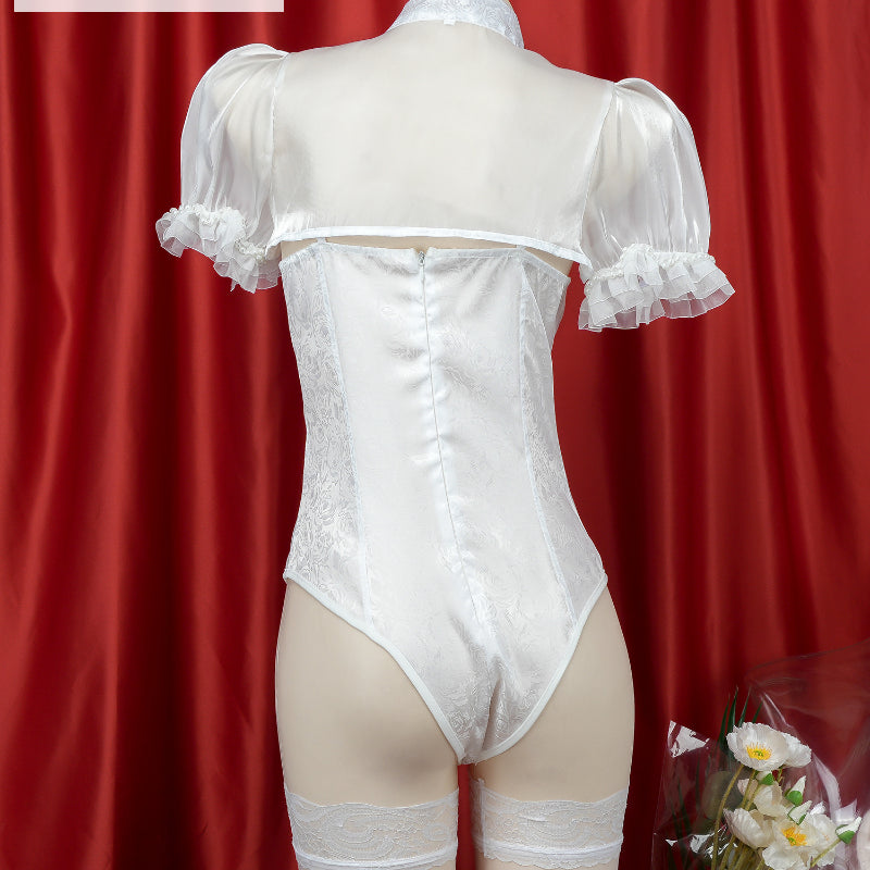 Elegant Cute Bodysuit White ON1241 MK Kawaii Store
