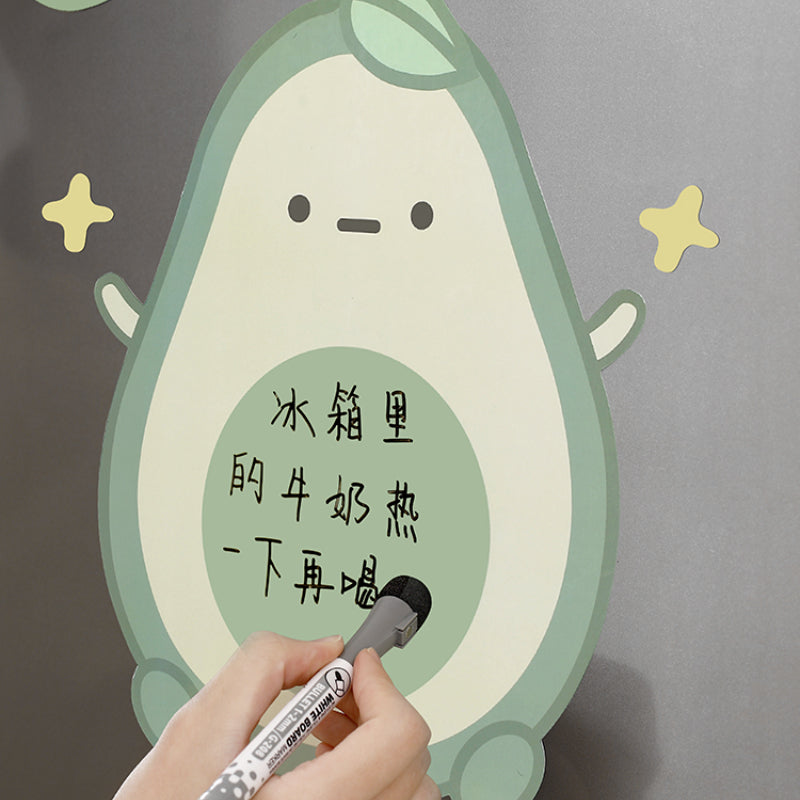 Cute Magnetic Fridge Avocado Notes Board ON665 Cospicky