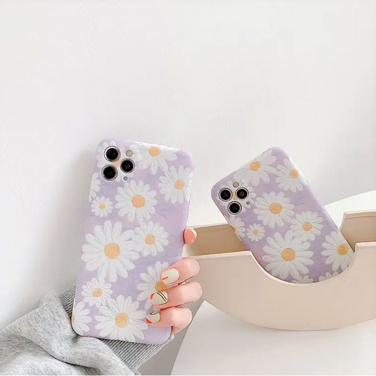 Daisy Print Phone Case - iPhone 11 Pro Max / 11 Pro / 11 / 