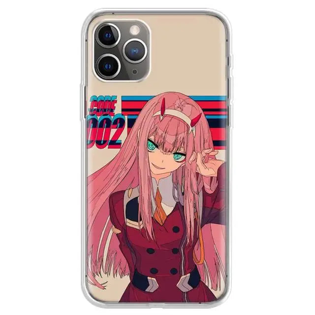 Darling In The Franxx Zero 002 Two iPhone Case W112 - Phone 