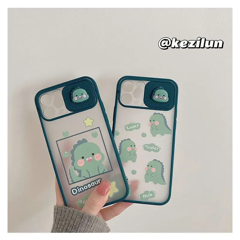 Dinosaur Lens Cover Phone Case - iPhone 12 Pro Max / 12 Pro 