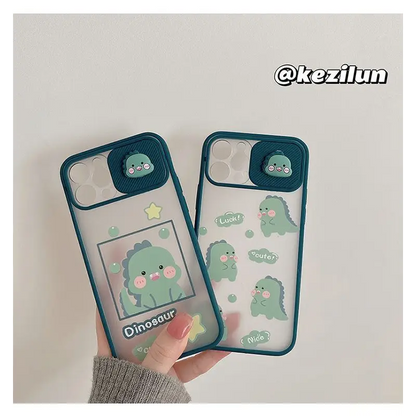 Dinosaur Lens Cover Phone Case - iPhone 12 Pro Max / 12 Pro 