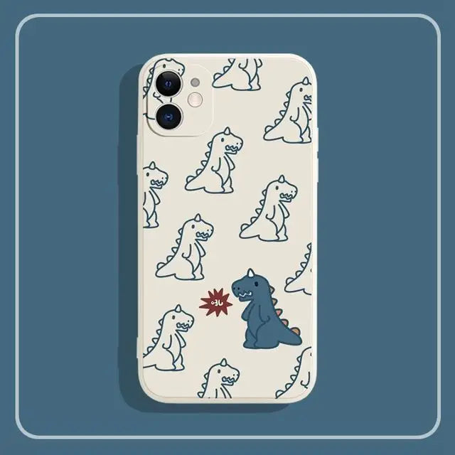Dinosaur Print Phone Case - iPhone 12 12 Pro 12 Pro Max 