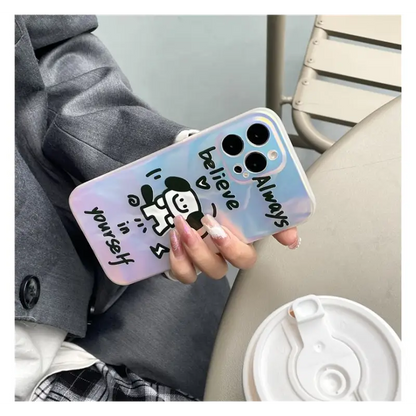 Dog Holographic Phone Case - iPhone 13 Pro Max / 13 Pro / 13