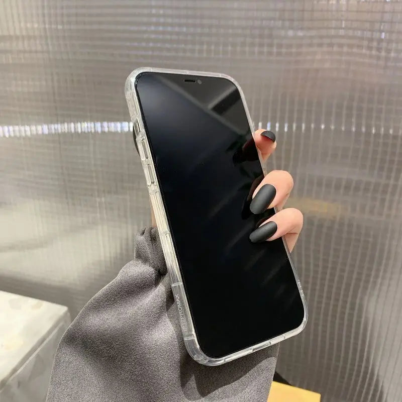 Dog Print Transparent Phone Case - iPhone 13 Pro Max / 13 Pro / 13 / 13 mini / 12 Pro Max / 12 Pro / 12 / 12 mini / 11 Pro Max / 11 Pro / 11 / SE / XS Max / XS / XR / X / SE 2 / 8 / 8 Plus / 7 / 7 Plus-13