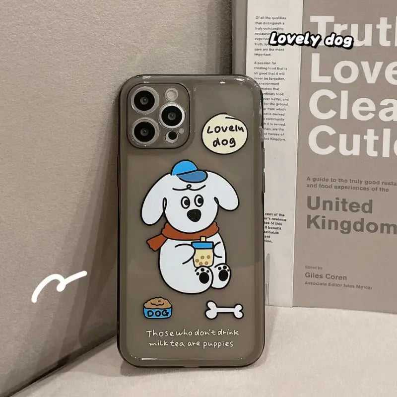 Dog Transparent Phone Case - iPhone 13 Pro Max / 13 Pro / 13 / 13 mini / 12 Pro Max / 12 Pro / 12 / 12 mini / 11 Pro Max / 11 Pro / 11 / SE / XS Max / XS / XR / X / SE 2 / 8 / 8 Plus / 7 / 7 Plus-7