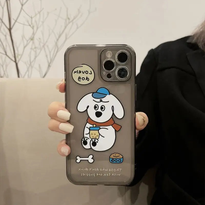 Dog Transparent Phone Case - iPhone 13 Pro Max / 13 Pro / 13 / 13 mini / 12 Pro Max / 12 Pro / 12 / 12 mini / 11 Pro Max / 11 Pro / 11 / SE / XS Max / XS / XR / X / SE 2 / 8 / 8 Plus / 7 / 7 Plus-19