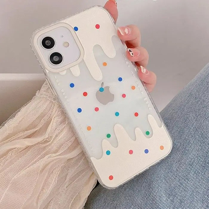 Dotted Transparent Phone Case - iPhone 12 Pro Max / 12 Pro /