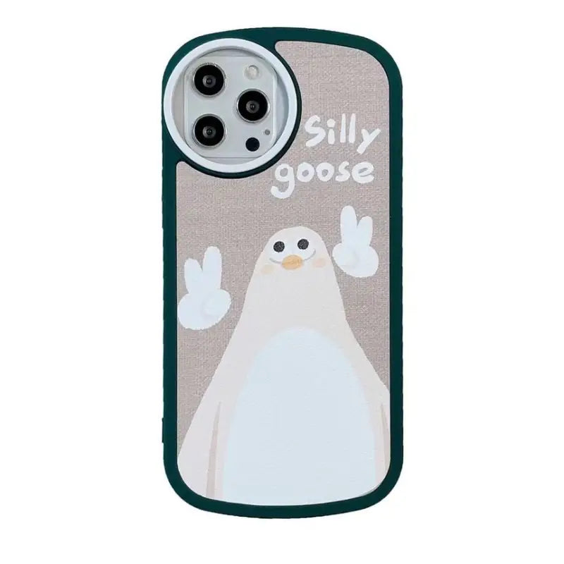Duck / Bear Print Phone Case - iPhone 13 Pro Max / 13 Pro / 13 / 12 Pro Max / 12 Pro / 12 / 11 Pro Max / 11 Pro / 11 / XS Max / XR / XS / X-2