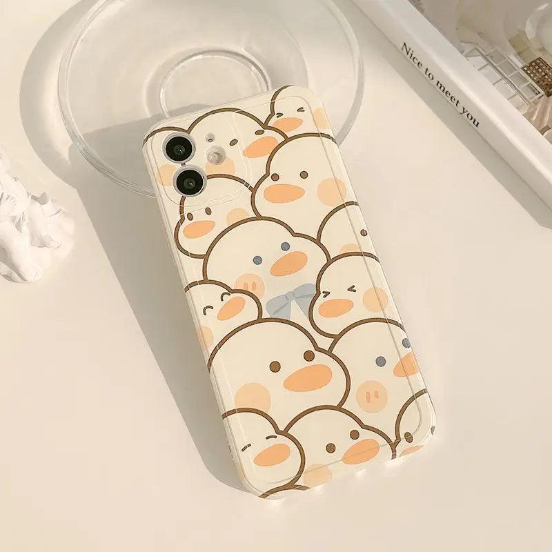 Duck Phone Case - iPhone 12 Pro Max / 12 Pro / 12 / 12 mini / 11 Pro Max / 11 Pro / 11 / SE / XS Max / XS / XR / X / SE 2 / 8 / 8 Plus / 7 / 7 Plus-1