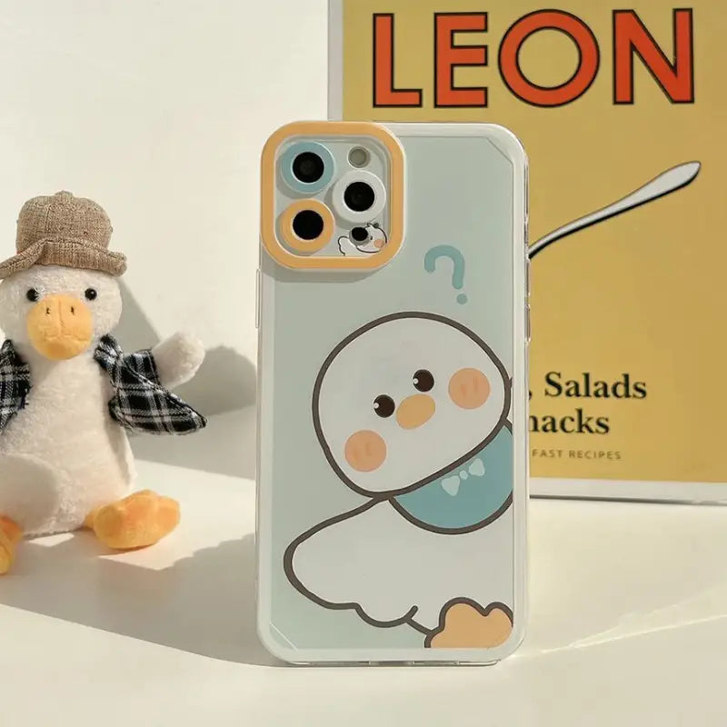 Duck Phone Case - iPhone 13 Pro Max / 13 Pro / 13 / 13 mini / 12 Pro Max / 12 Pro / 12 / 12 mini / 11 Pro Max / 11 Pro / 11 / SE / XS Max / XS / XR / X / SE 2 / 8 / 8 Plus / 7 / 7 Plus-10