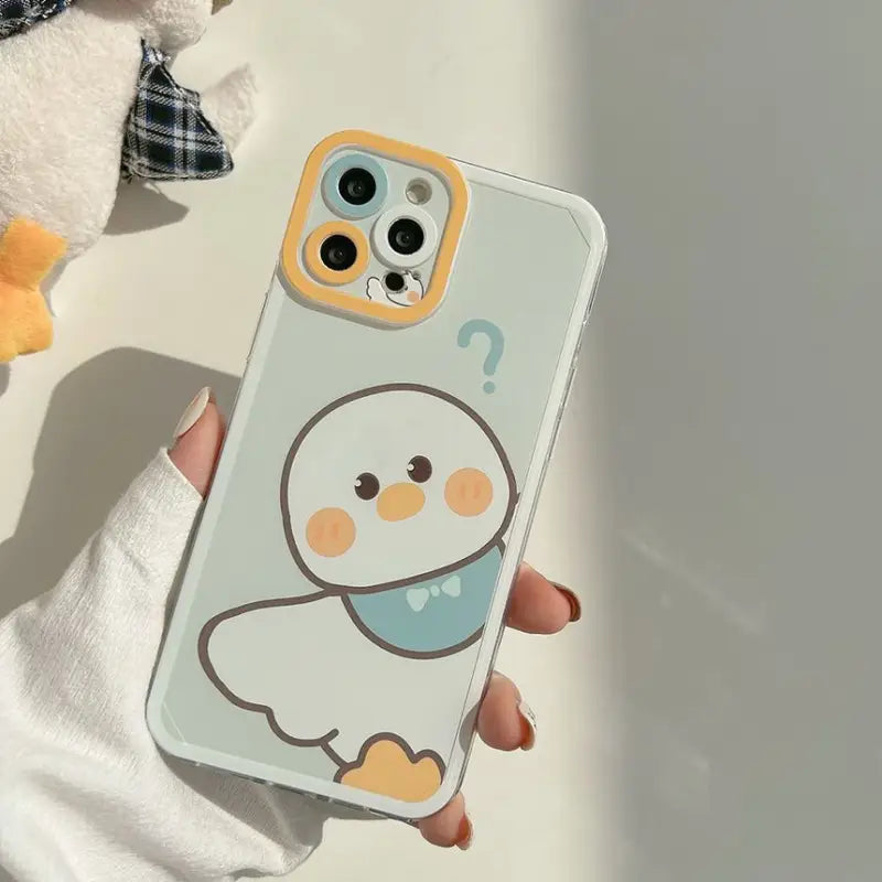 Duck Phone Case - iPhone 13 Pro Max / 13 Pro / 13 / 13 mini / 12 Pro Max / 12 Pro / 12 / 12 mini / 11 Pro Max / 11 Pro / 11 / SE / XS Max / XS / XR / X / SE 2 / 8 / 8 Plus / 7 / 7 Plus-2