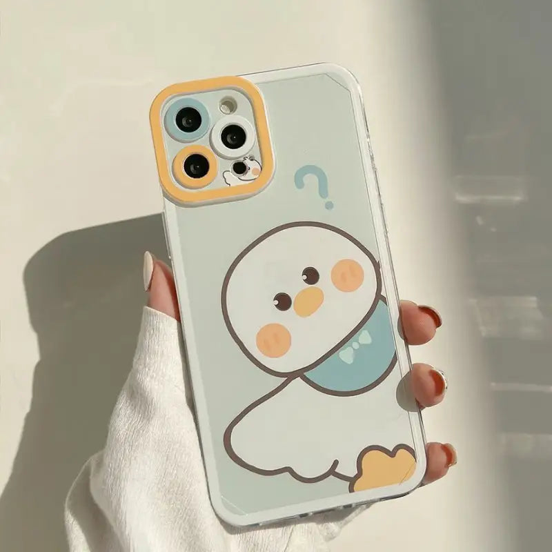 Duck Phone Case - iPhone 13 Pro Max / 13 Pro / 13 / 13 mini / 12 Pro Max / 12 Pro / 12 / 12 mini / 11 Pro Max / 11 Pro / 11 / SE / XS Max / XS / XR / X / SE 2 / 8 / 8 Plus / 7 / 7 Plus-11