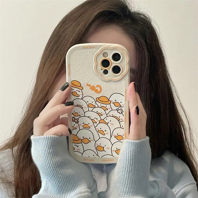 Duck Phone Case - iPhone 13 Pro Max / 13 Pro / 13 / 13 mini / 12 Pro Max / 12 Pro / 12 / 12 mini / 11 Pro Max / 11 Pro / 11 / SE / XS Max / XS / XR / X-12