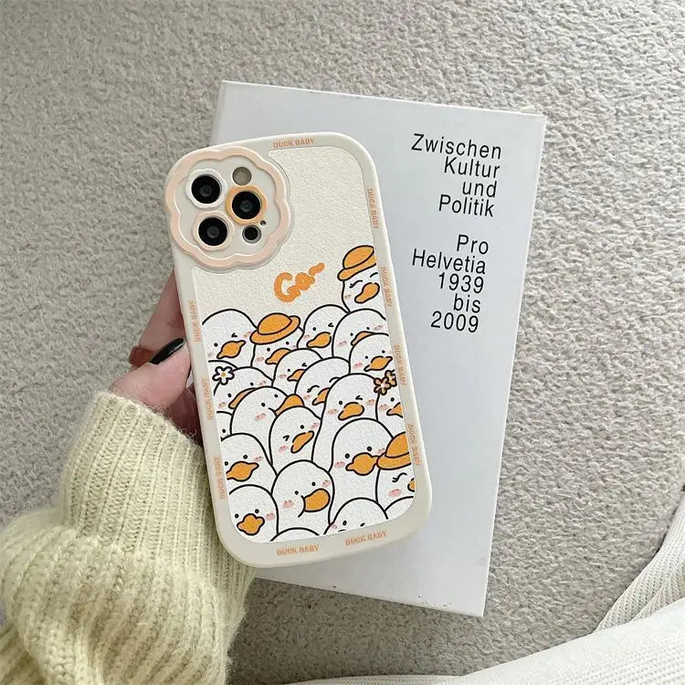 Duck Phone Case - iPhone 13 Pro Max / 13 Pro / 13 / 13 mini / 12 Pro Max / 12 Pro / 12 / 12 mini / 11 Pro Max / 11 Pro / 11 / SE / XS Max / XS / XR / X-2