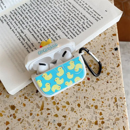 Duck Print AirPods Earphone Case Skin B348 - Mobile Cases & 