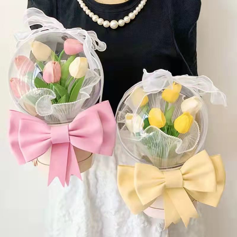 DIY Tulip Bubble LED Flower Bouquet MK18585 Wonderland Case