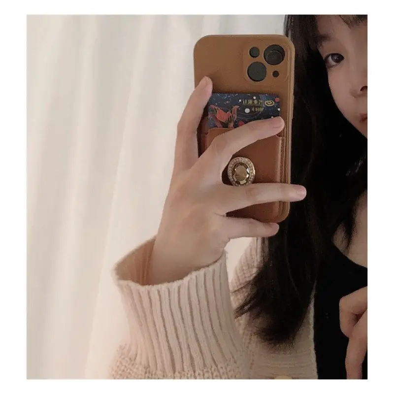 Embellished Card Holder Phone Case - Samsung-10