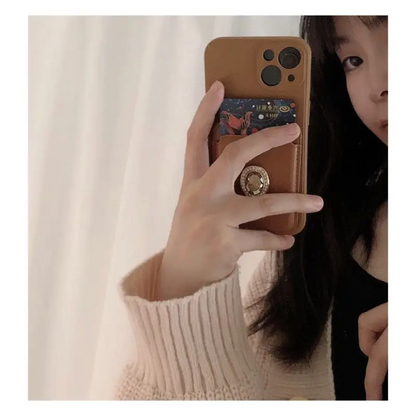 Embellished Card Holder Phone Case - Samsung-10