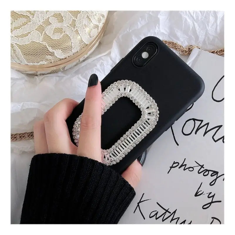 Embellished Phone Case - iPhone 11 Pro Max / 11 Pro / 11 / SE / XS Max / XS / XR / X / SE 2 / 8 / 8 Plus / 7 / 7 Plus-7