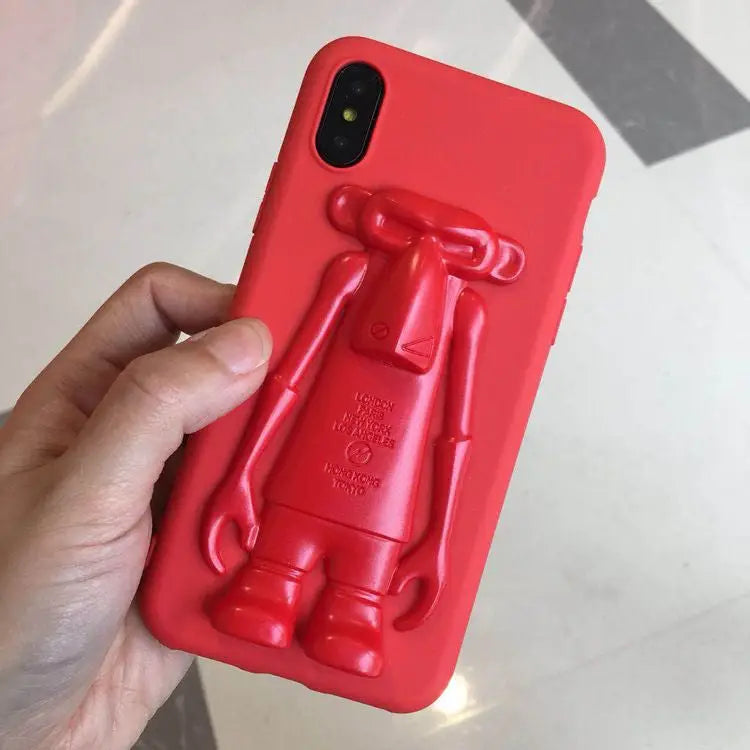 Embossed Monkey Mobile Case - iPhone XS / X / 8 / 8 Plus / 7 / 7 Plus / 6s / 6s Plus / OPPO / vivo / Meitu-10