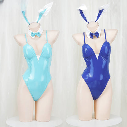 Blue Sky Blue Cute Bunny Girl Cosplay Set ON900 MK Kawaii Store