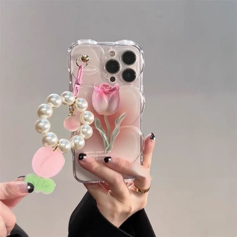 3D Tulip Flower Phone Case Wonderland Case