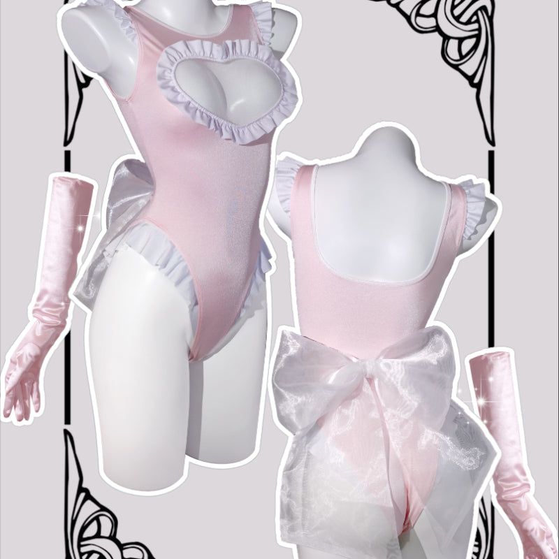 Ballet Princess Heart Jumpsuit Swimwear MK Kawaii Store