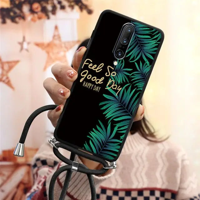 Fashion Lanyard Necklace Phone Case For Oneplus BC117 - For 