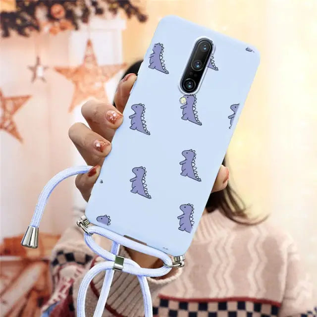 Fashion Lanyard Necklace Phone Case For Oneplus BC117 - For 