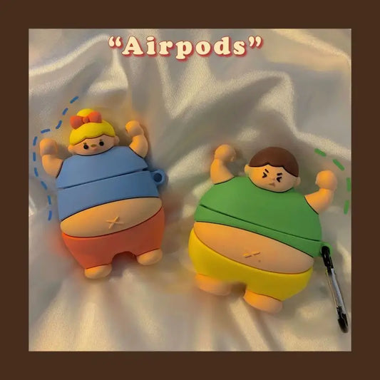 Fat Boy / Girl AirPods / Pro Earphone Case Skin B13 - Mobile