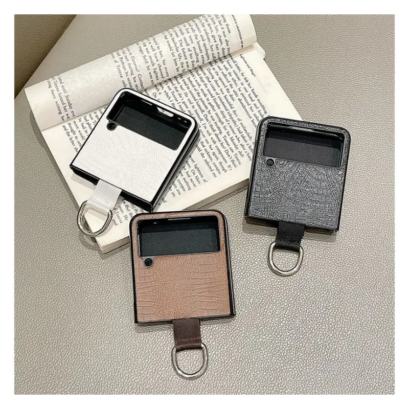 Faux Leather Mobile Phone Case - Samsung Galaxy Z Flip 3 