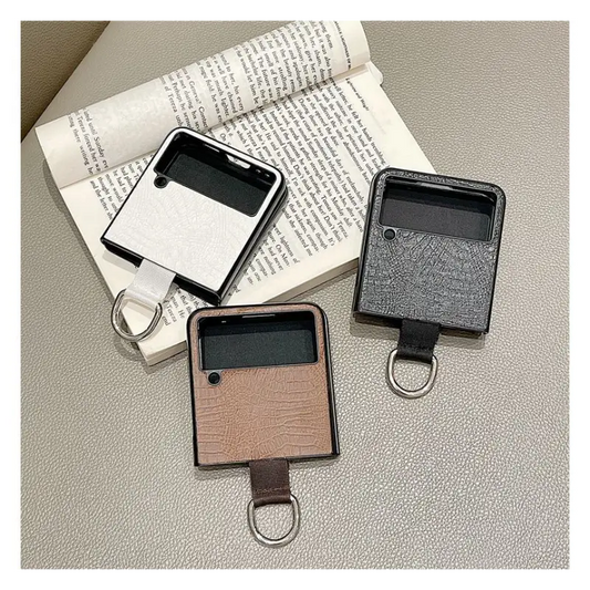 Faux Leather Mobile Phone Case - Samsung Galaxy Z Flip 3 
