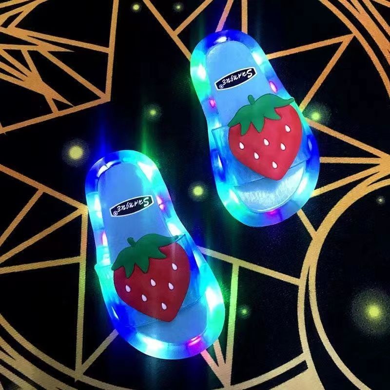 Summer Kawaii Strawberry Glowing Slippers MK Kawaii Store
