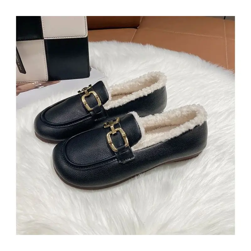 Fleece-Lined Chained Loafers KP11 - Loafers & Moccasins