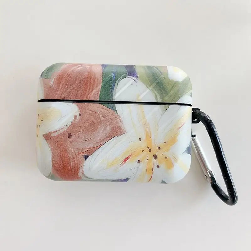 Floral Print AirPods Earphone Case Skin-1