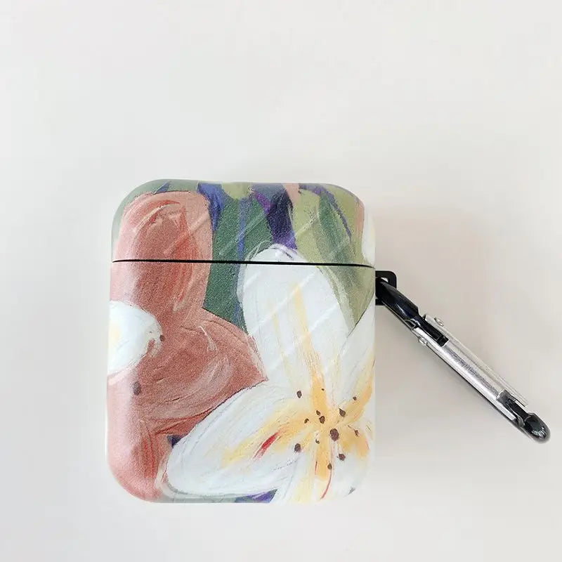 Floral Print AirPods Earphone Case Skin-2