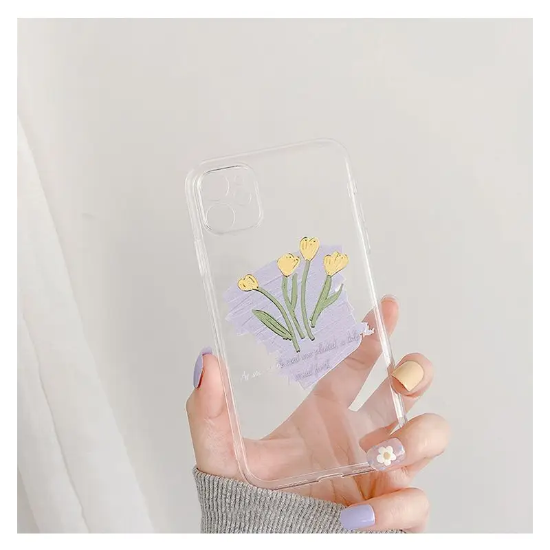 Floral Print Phone Case - iPhone 11 Pro Max / 11 Pro / 11 / 