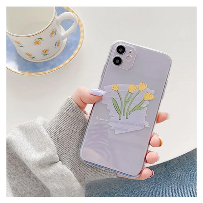 Floral Print Phone Case - iPhone 11 Pro Max / 11 Pro / 11 / 