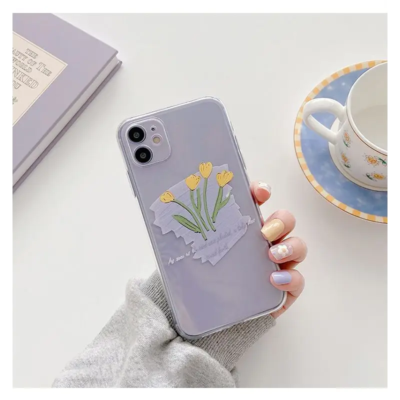 Floral Print Phone Case - iPhone 11 Pro Max / 11 Pro / 11 / 