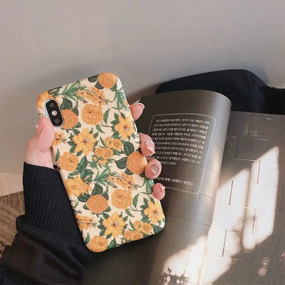 Floral Print Phone Case - iPhone 11 Pro Max / 11 Pro / 11 / 