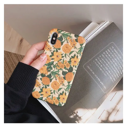 Floral Print Phone Case - iPhone 11 Pro Max / 11 Pro / 11 / 