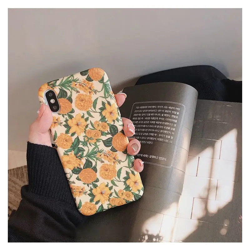 Floral Print Phone Case - iPhone 11 Pro Max / 11 Pro / 11 / 