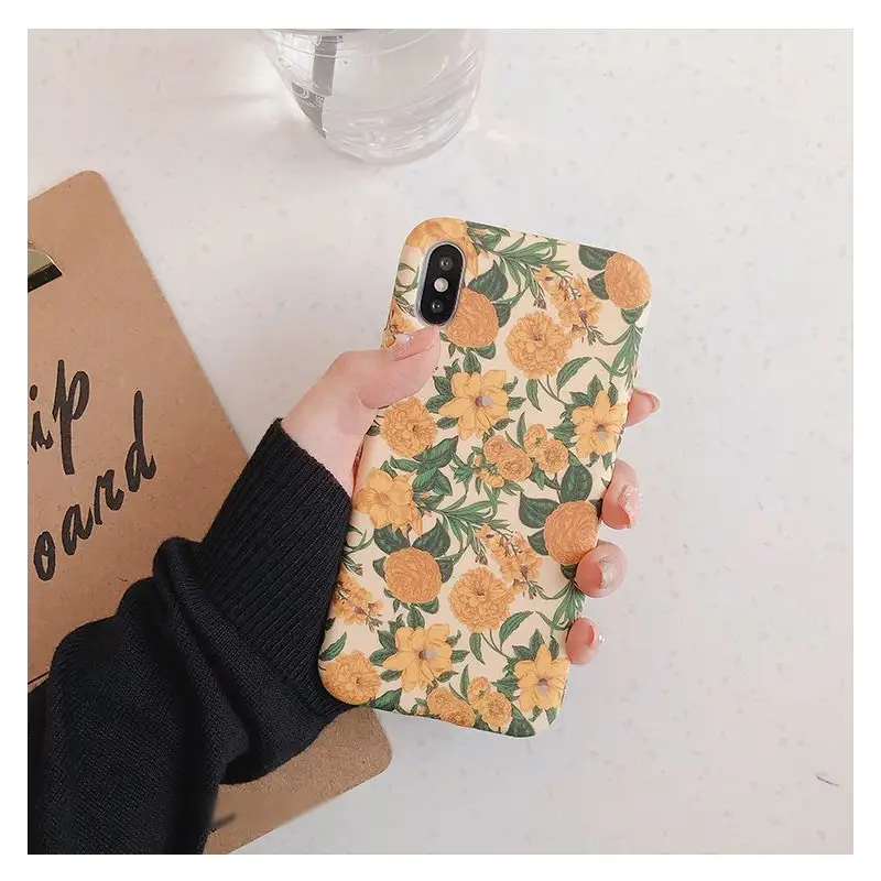 Floral Print Phone Case - iPhone 11 Pro Max / 11 Pro / 11 / 