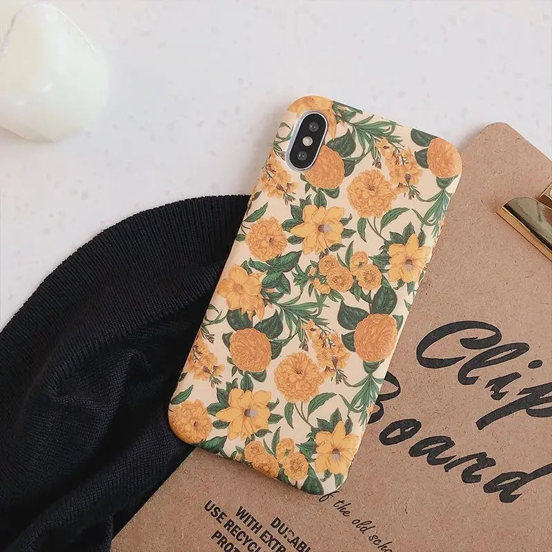 Floral Print Phone Case - iPhone 11 Pro Max / 11 Pro / 11 / 